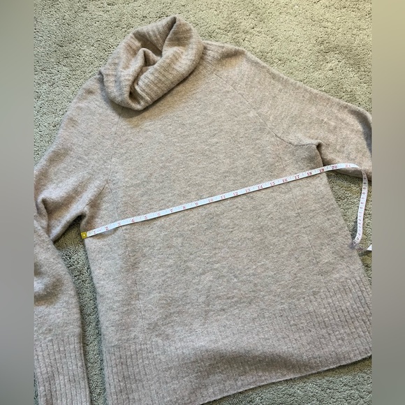 Aritzia The Group Babaton Plutarch Sweater Dusty Rose SM Wool/Alpaca Cowl Neck - Picture 11 of 11